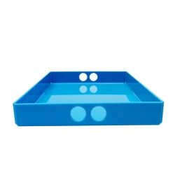 Tray bakke i turkis fra (lille) - turkis (21 x 29 cm) - 1 stk. tilbage*Neon living Clearance