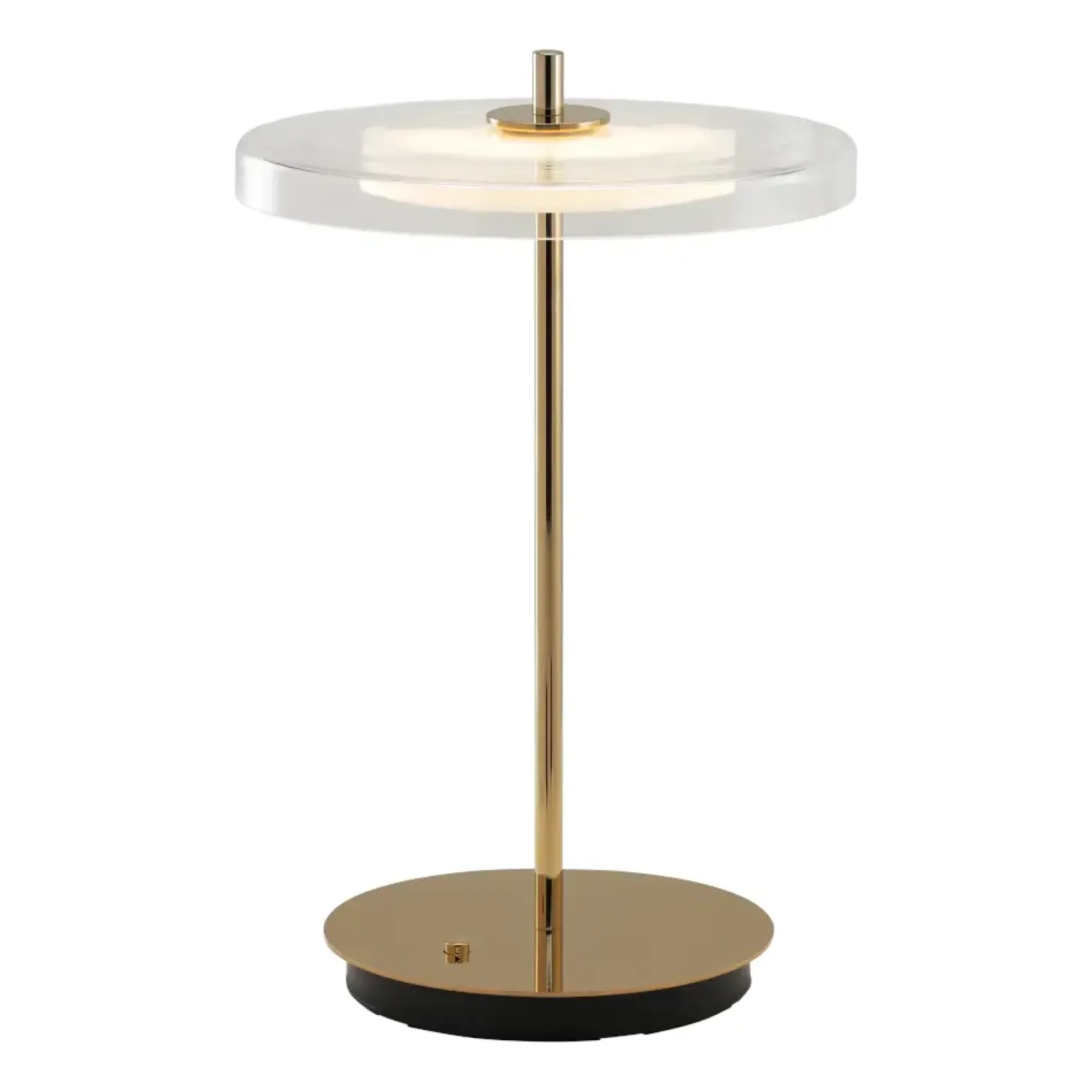 - Bordlampe - Asteria Move - Glas/messing - Ø20 cm^Umage Online