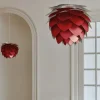- Lampeskærm - Aluvia Pendel - Ruby red - Medium Ø59 cm*Umage