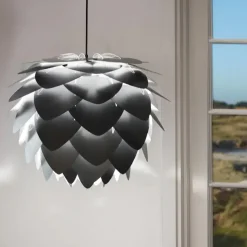 - Lampeskærm - Aluvia Pendel - Anthracite grey - Medium Ø59 cm*Umage New