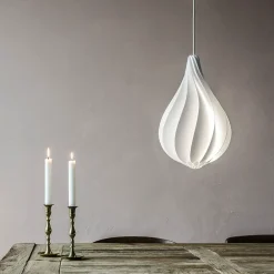 - Lampeskærm - Alva - Hvid - Medium^Umage Online