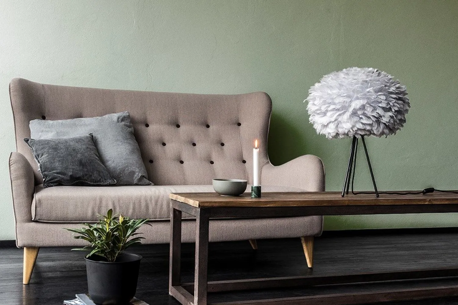 - Lampeskærm - Eos - Rød - Medium^Umage Clearance