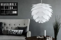 - Lampeskærm - Silvia - Hvid - Medium^Umage Discount