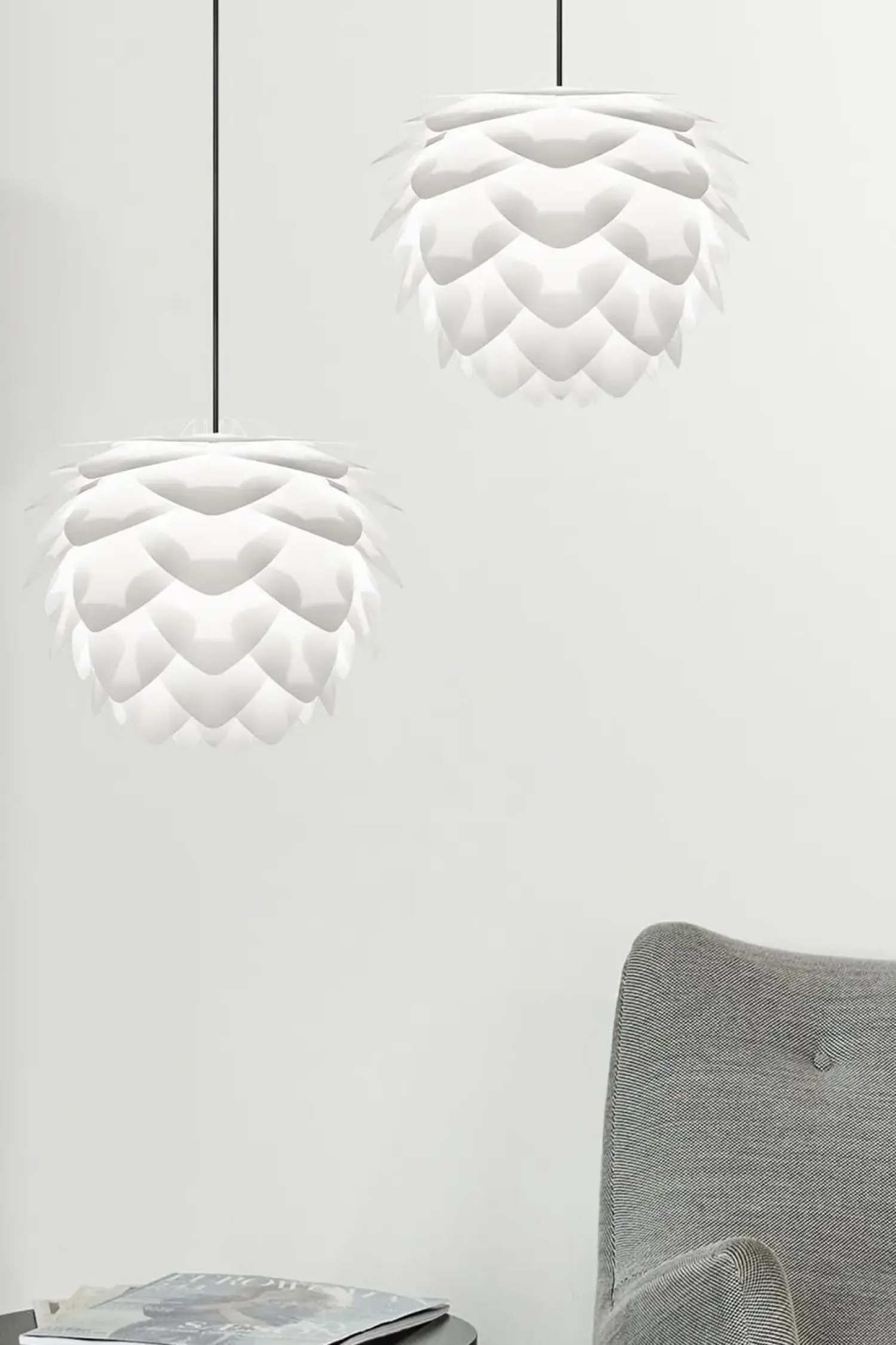 - Lampeskærm - Silvia - Sort - Medium*Umage