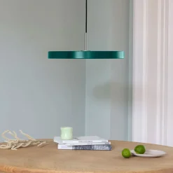 - Pendel - Asteria - med Ståltop - Forest green - Medium Ø43 cm*Umage Discount