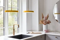 - Pendel - Asteria - Messingtop/Saffron yellow - Mini Ø31 cm*Umage Sale