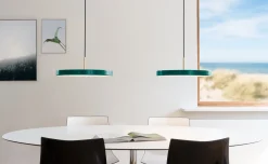 - Pendel - Asteria - Ståltop/Forest green - Mini Ø31 cm^Umage Discount