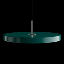 - Pendel - Asteria - Sort top - Forest green - Medium Ø43 cm*Umage