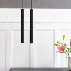 - Pendel - Chimes Tall - Black oak/Sort eg^Umage Outlet