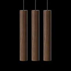 - Pendel Lamper - Chimes Cluster - 3 stk. - Dark oak/Mørk eg^Umage Clearance