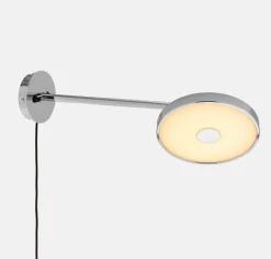 - Væglampe med ledning - Asteria Long Monochrome - Stål*Umage Discount