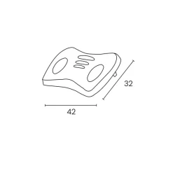 - Fodstøtte - CHRYSALIS - Blå^Unilux New