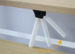 - Folde bord - HOMY - Bøg/Hvid*Unilux