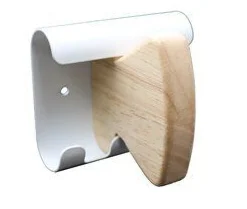 - Knagerække med 1 knage - AURORA - Hvid/Bøg^Unilux New