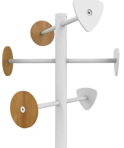 - Stumtjener - BORA - Bambus/Hvid*Unilux Discount