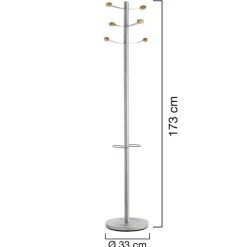 - STUMTJENER - BOUQUET - GRÅ/TRÆ - 173 cm*Unilux Discount