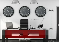 - Væg Ur - MEGA UR - Sort^Unilux New