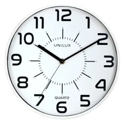 - Væg Ur - POP UR - QUARTZ SYSTEM - HVID^Unilux Best