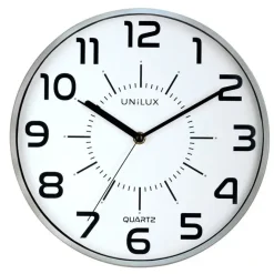 - Væg Ur - POP UR - QUARTZ SYSTEM - Sølv*Unilux Outlet