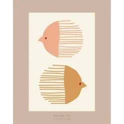 - Bird And Fish - 50x70 cm*VISSEVASSE Sale