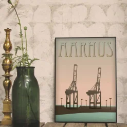- Havnen plakat - 30x40 cm*VISSEVASSE New