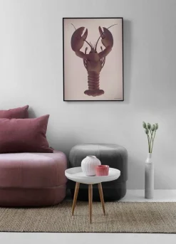 - Hummeren plakat - 30x40 cm*VISSEVASSE Discount