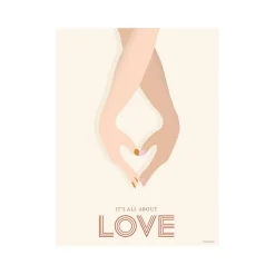 - It´s all about love - 50x70 cm^VISSEVASSE Clearance