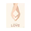 - It´s all about love - 30x40 cm*VISSEVASSE New