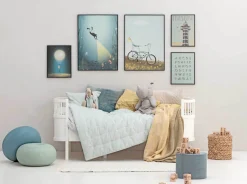 - Plakat - Bike With A Flag - 50x70 cm*VISSEVASSE Clearance