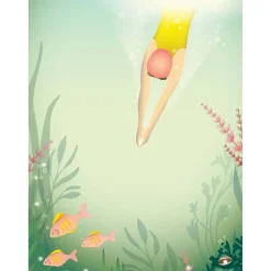 - Plakat - Swim Like A Fish - 30x40 cm*VISSEVASSE Online