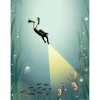 - Plakat - The Diver - 30x40 cm*VISSEVASSE Sale