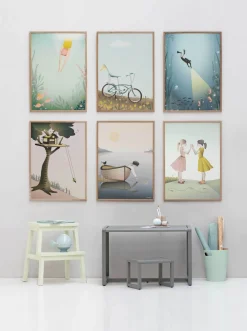 - Plakat - The Diver - 30x40 cm*VISSEVASSE Sale