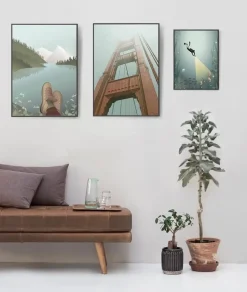 - Plakat - The Diver - 30x40 cm*VISSEVASSE Sale