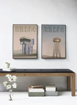 plakat - Aalborg Tårnet - 30x40 cm*VISSEVASSE Best