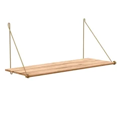 - Hylde - Loop Shelf - bambus og messing^We Do Wood Hot