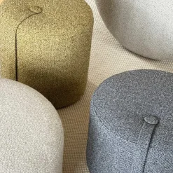 - Puf - Large - Denim - 66x66 cm Højde 33 cm^We Do Wood New