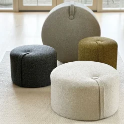 - Puf - Medium - Natural - 58x58 cm - Højde 33 cm^We Do Wood Best