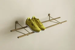 - Skohylde - Eg - Messing - large^We Do Wood New