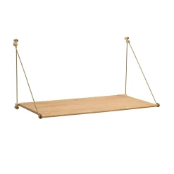 - Vægskrivebord - eg/messing*We Do Wood Hot