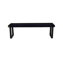 - Bænk - Medium - Sort*Wecycle Furniture New