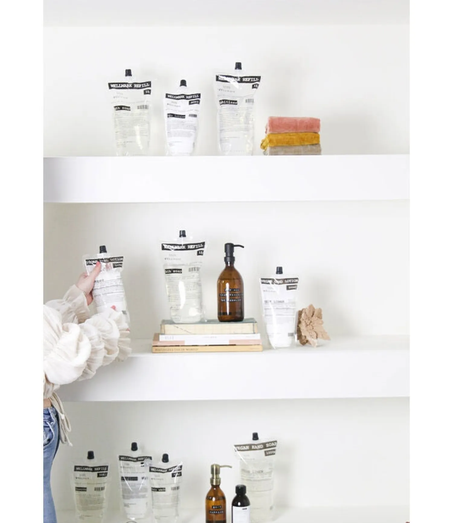 - Refill bottle fragrance sticks dark amber^WELLmark Clearance