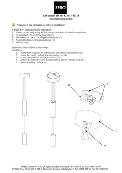 Pendel Lift i grå*ZERO Discount